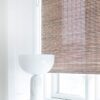 bamboe rolgordijn natuurgrijs badkamer
